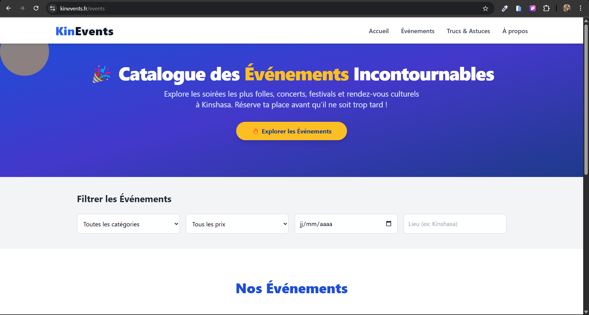 Kin Events